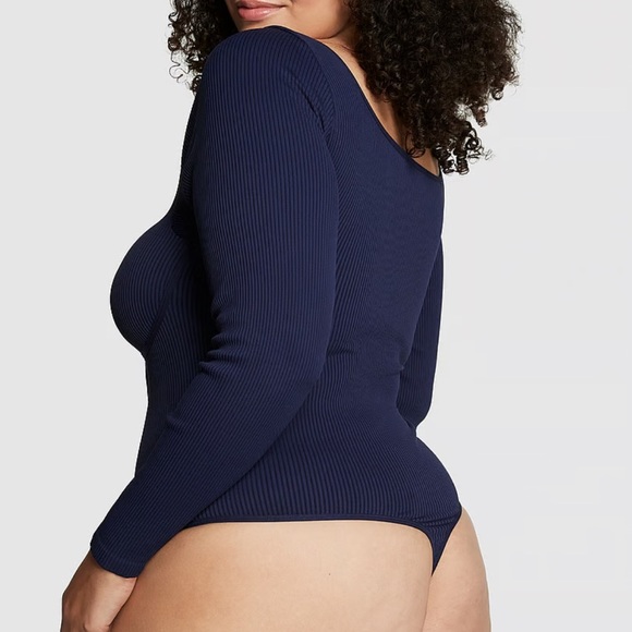 PINK
SEAMLESS RIB LONG-SLEEVE BODYSUIT - Picture 4 of 6